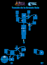 Plan de la zone Le Temple de la Grande Baie