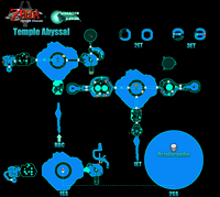 Plan de la zone Le Temple Abyssal